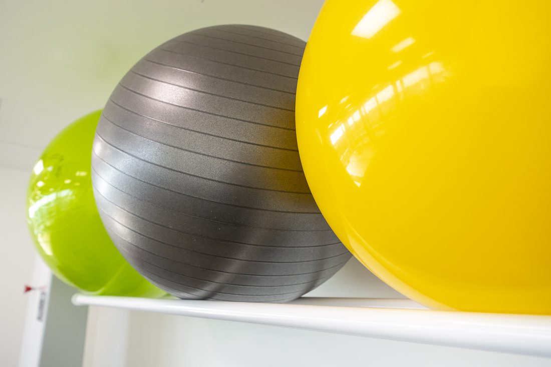 Therapiematerial und Gymnastikbälle